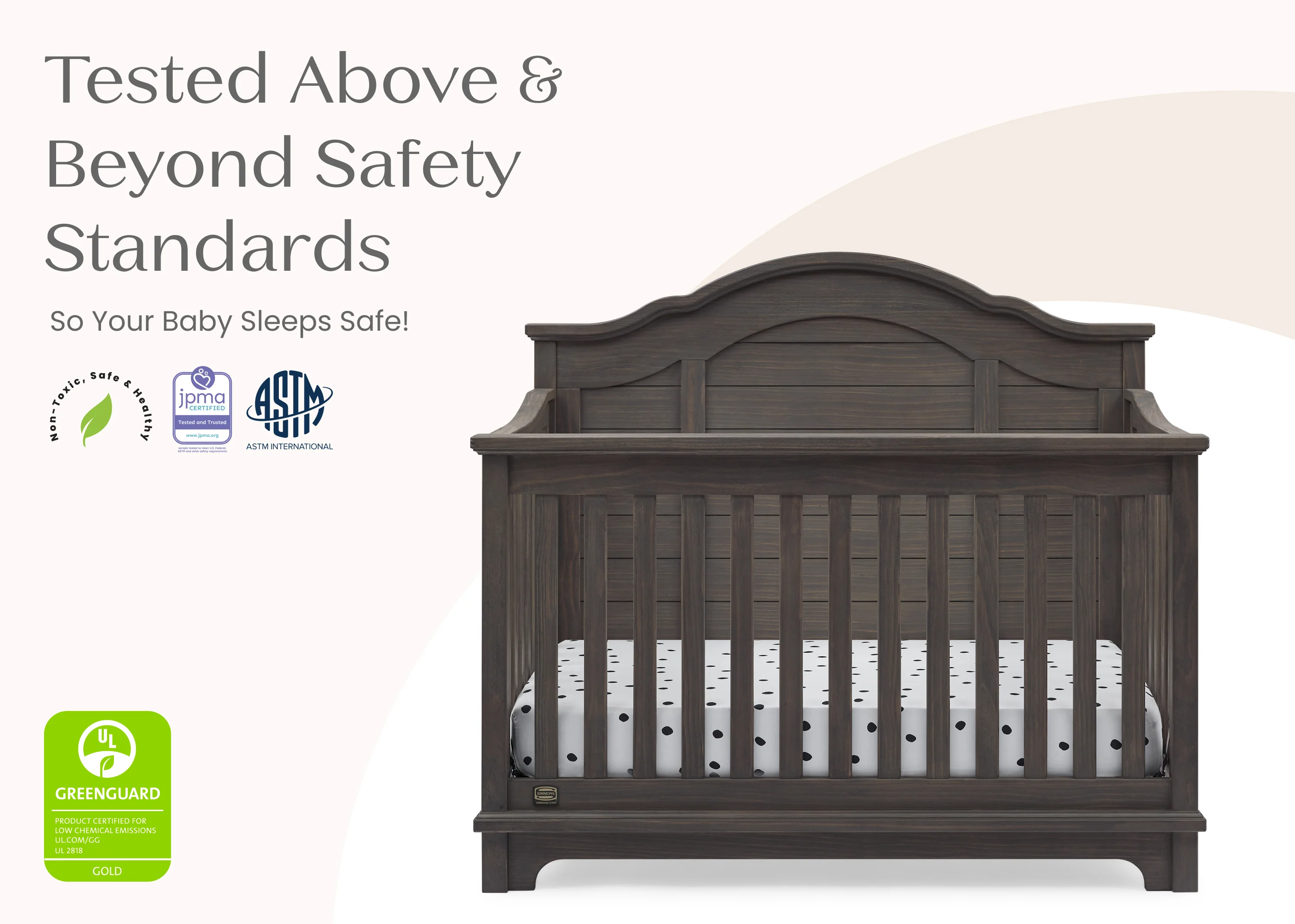 Asher 6-in-1 Convertible Crib - Image 8